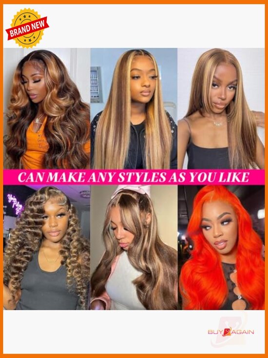 28 Inch Straight Lace Front Wig Human Hair 13x6 HD Glueless 200 Density main image 6